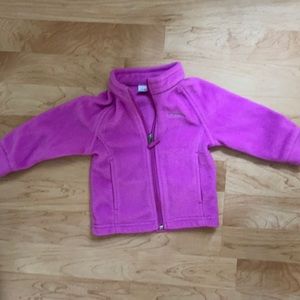 6-12 month girls Columbia fleece